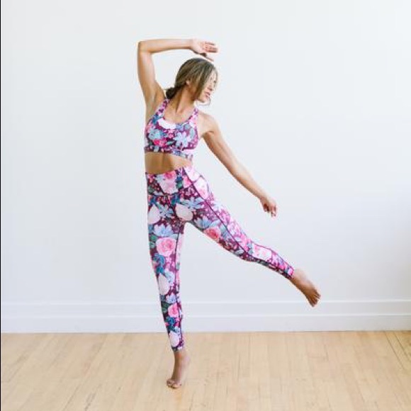 Maven Thread Matching Floral Workout Set, size S - Picture 9 of 9